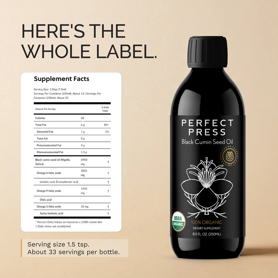 Black Cumin Seed Oil — Immune & Whole-Body Health 🇺🇸